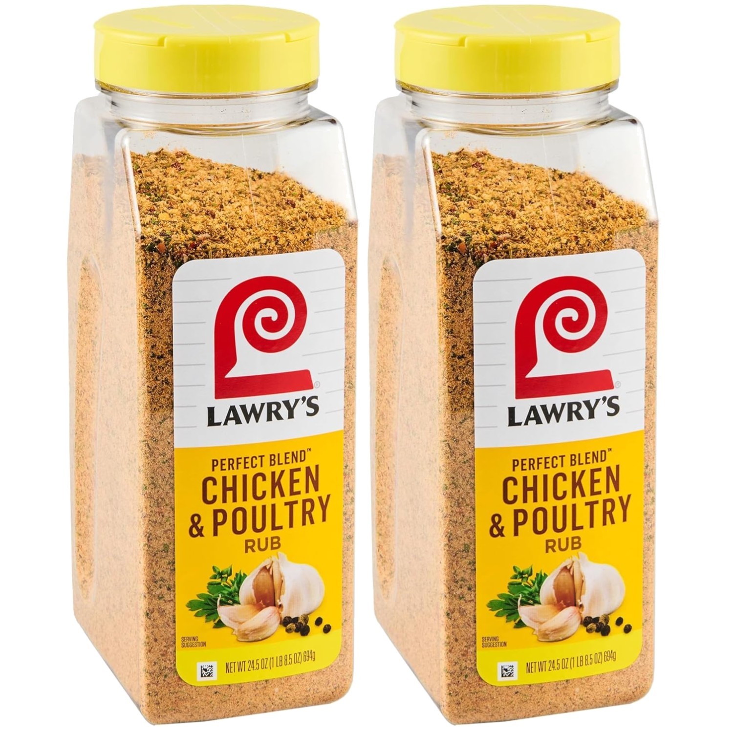 Lawry’s Chicken & Poultry Rub, 24.5 oz – Pack of 2