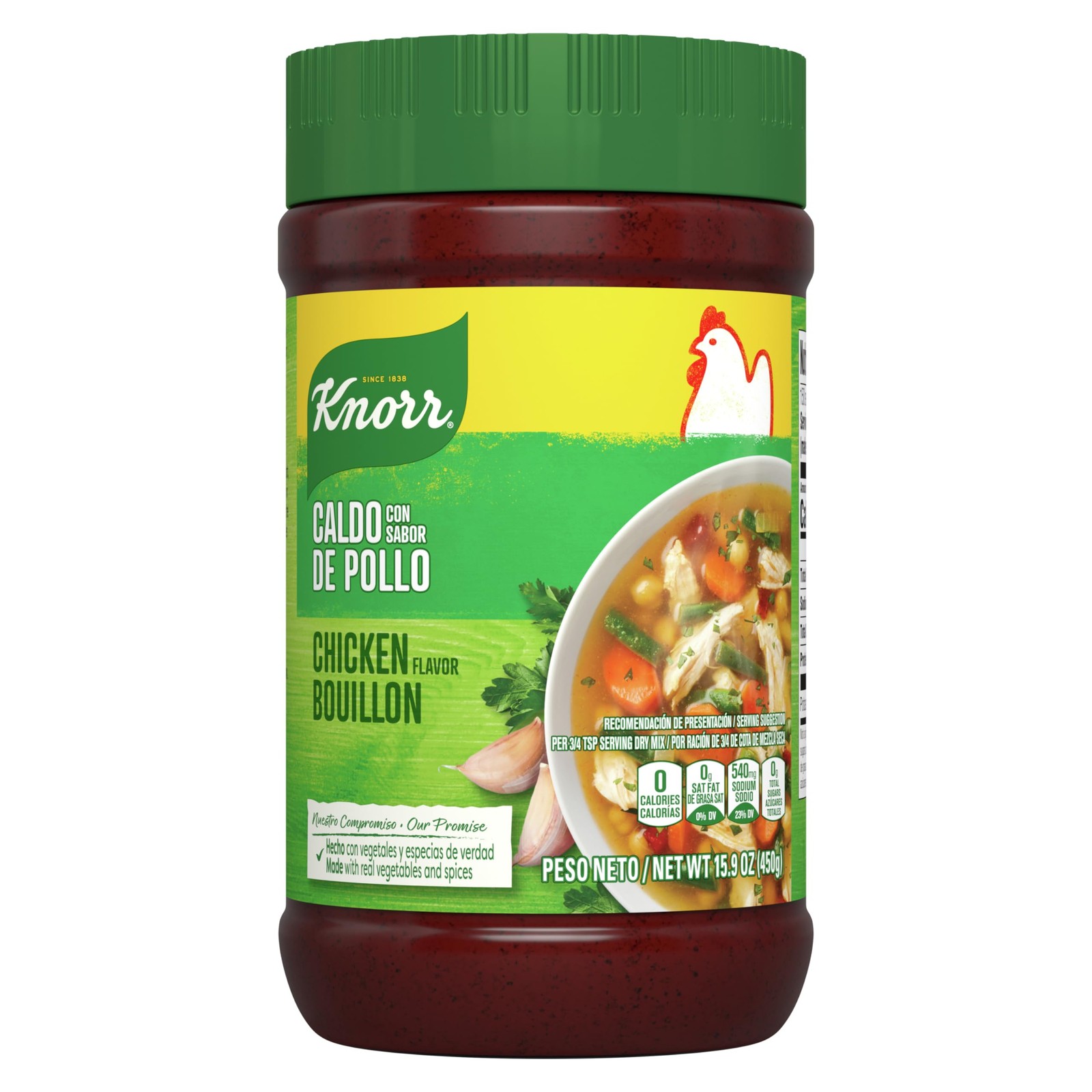 Knorr Granulated Chicken Flavor Bouillon 15.9 Ounce Versatile Cooking Base