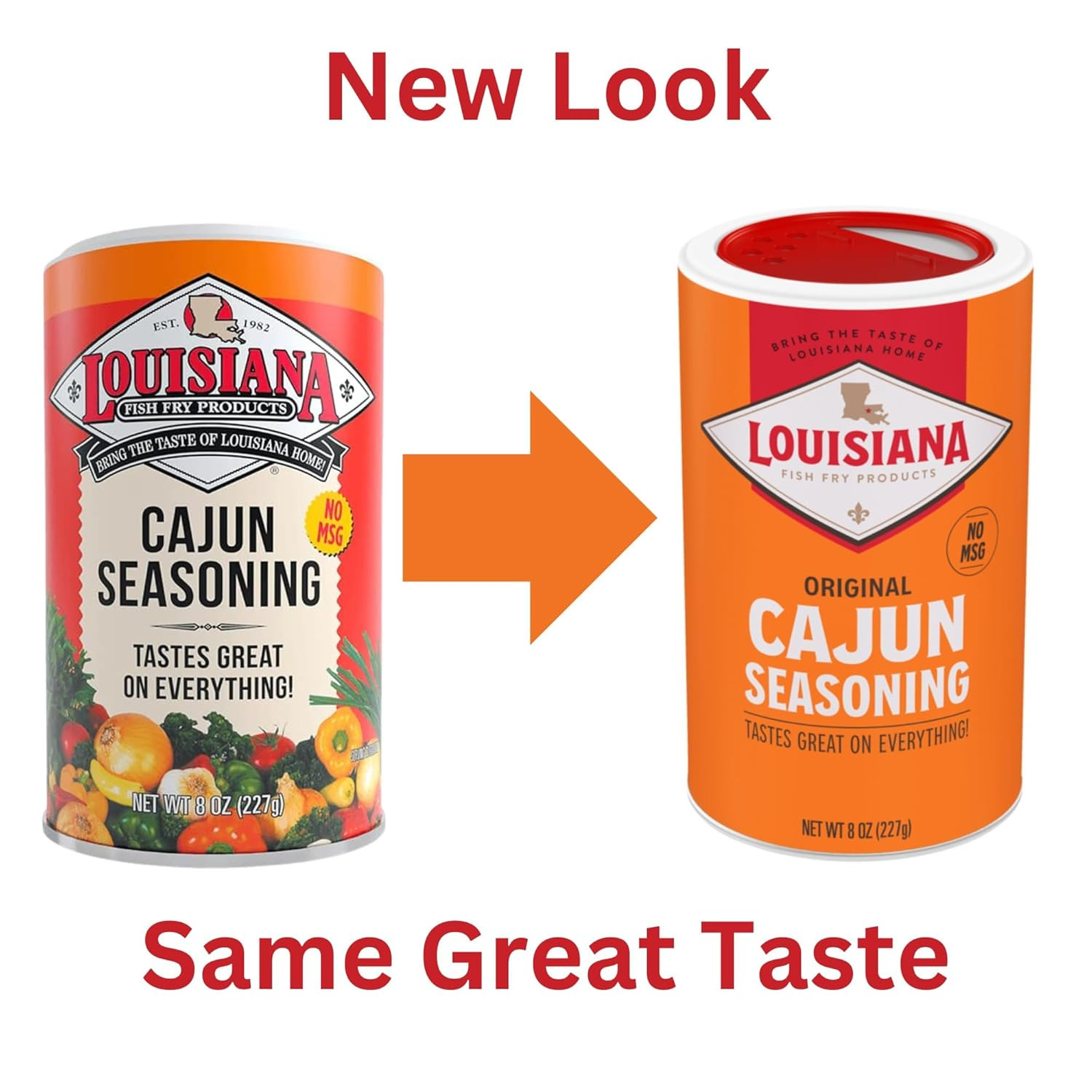 Louisiana Fish Fry Products Cajun Seasoning 8 Ounce