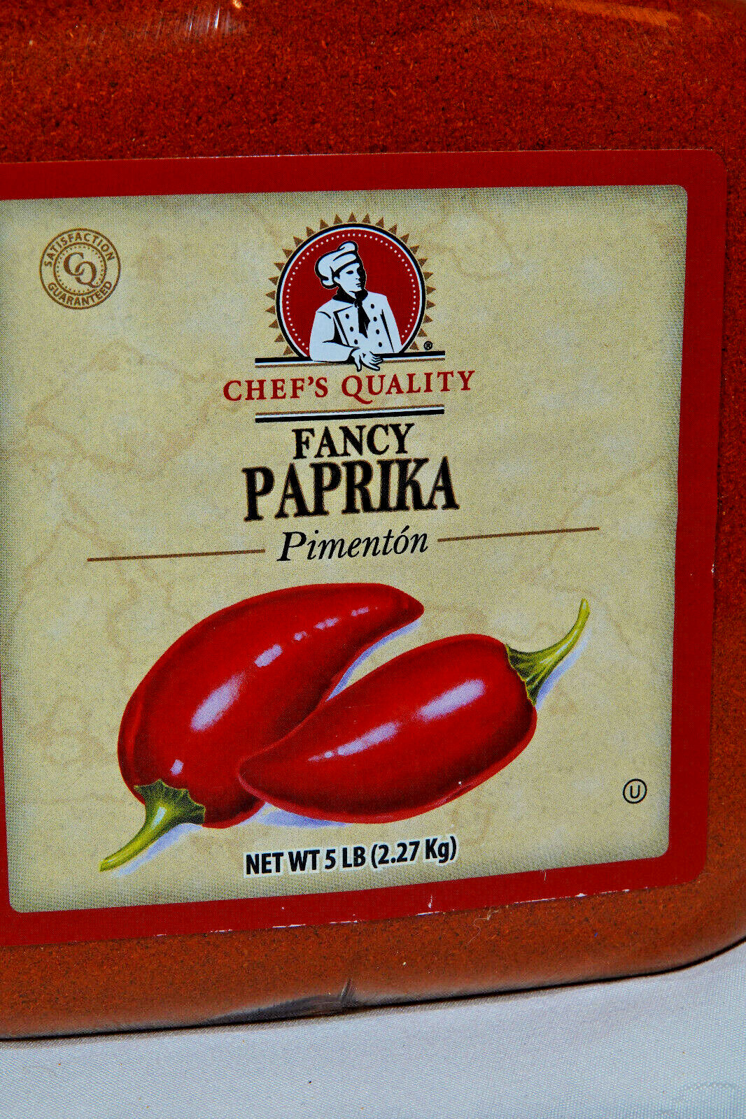 Fancy Paprika -Product of Spain – Chef’s Quality Brand 5 LB container