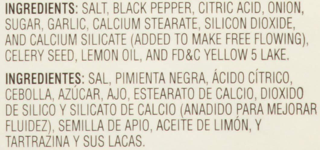 Lemon & Pepper Seasoning Salt, 28 Oz – One 28 Ounce Container Lemon Pepper Seaso