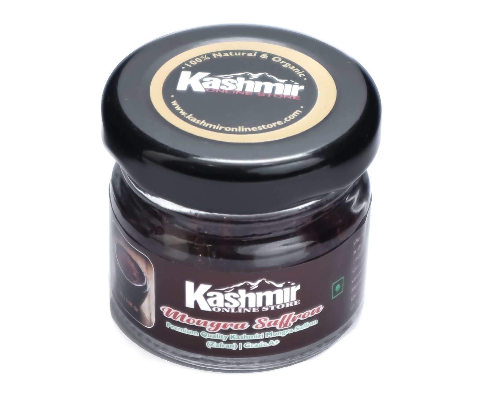 A+ Grade Premium Quality Red Kashmiri Saffron Original Pure 1Gm Kesar Spice Box.