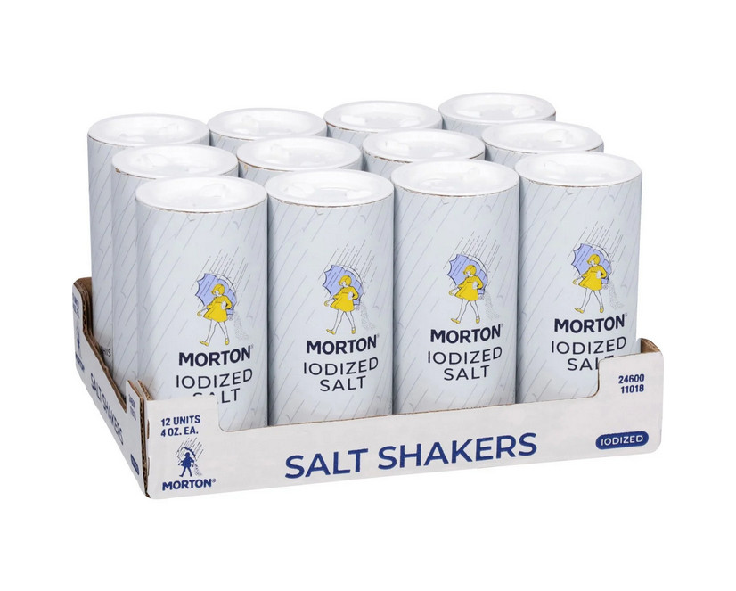 Morton Iodized Salt Shakers , 12 pk.