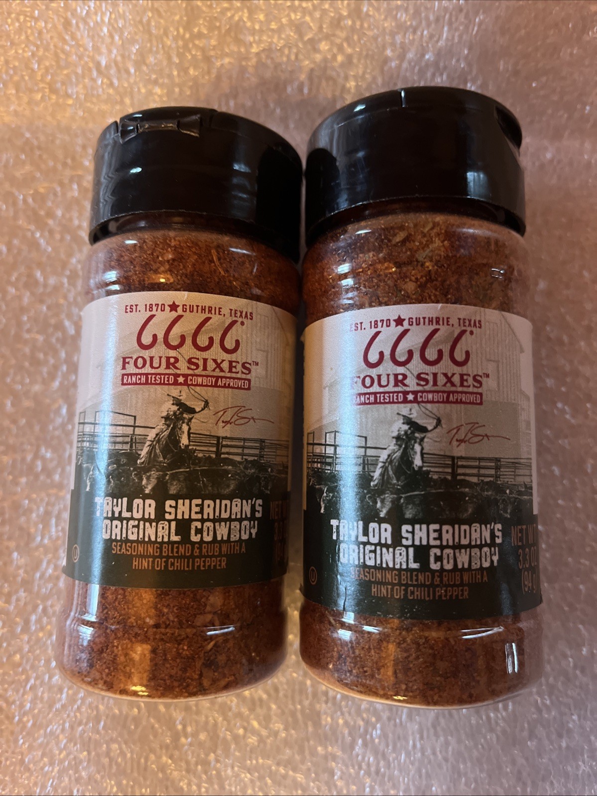 Four Sixes Taylor Sheridan’s Original Cowboy Seasoned Blend Rub 2 Pk 3.3oz per