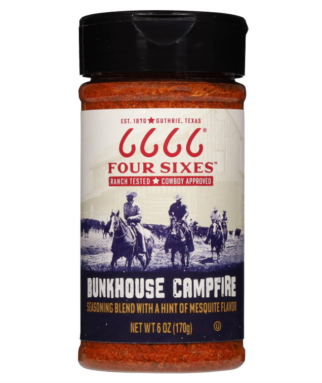 6666 Four Sixes Bunkhouse Campfire Seasoning, 6 Ounce