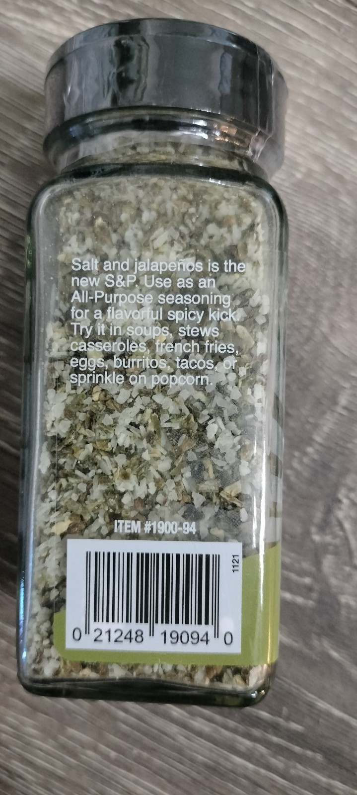 Olde Thompson Jalepeno Salt Seasoning, 2.8 oz