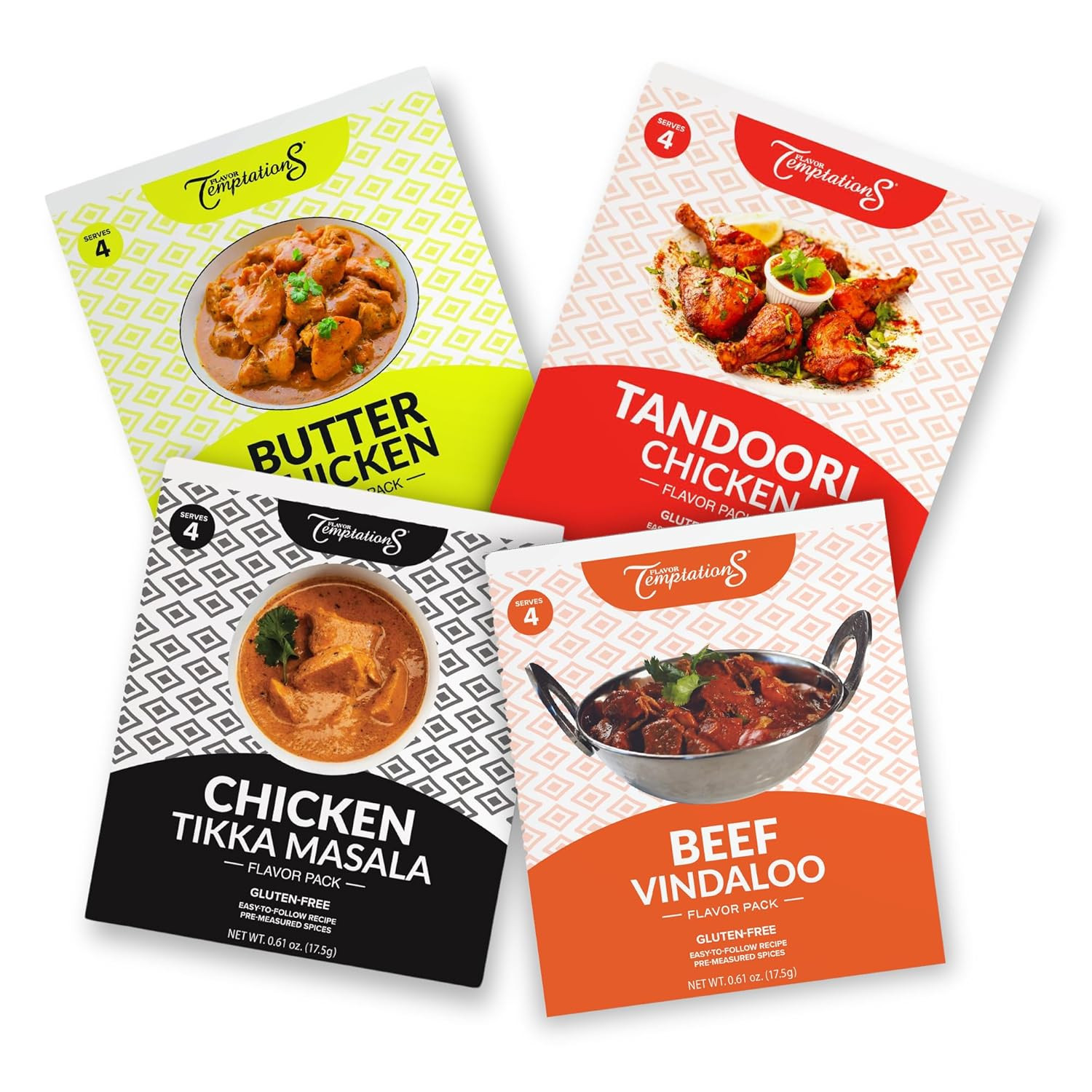TIKKA MASALA, BUTTER CHICKEN, TANDOORI CHICKEN, BEEF VINDALOO INDIAN FOOD SPICES
