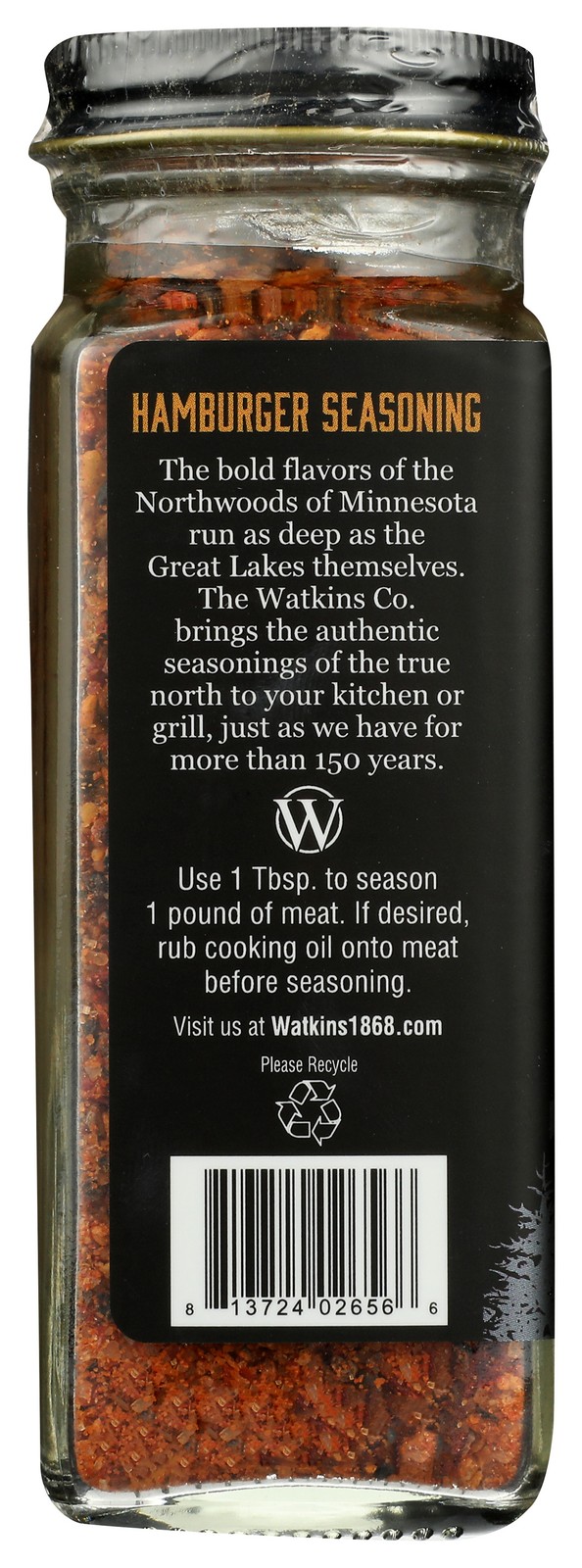 Watkins Hamburger Seasoning Organic Grilling Spice 3.6 Oz 3 Pack