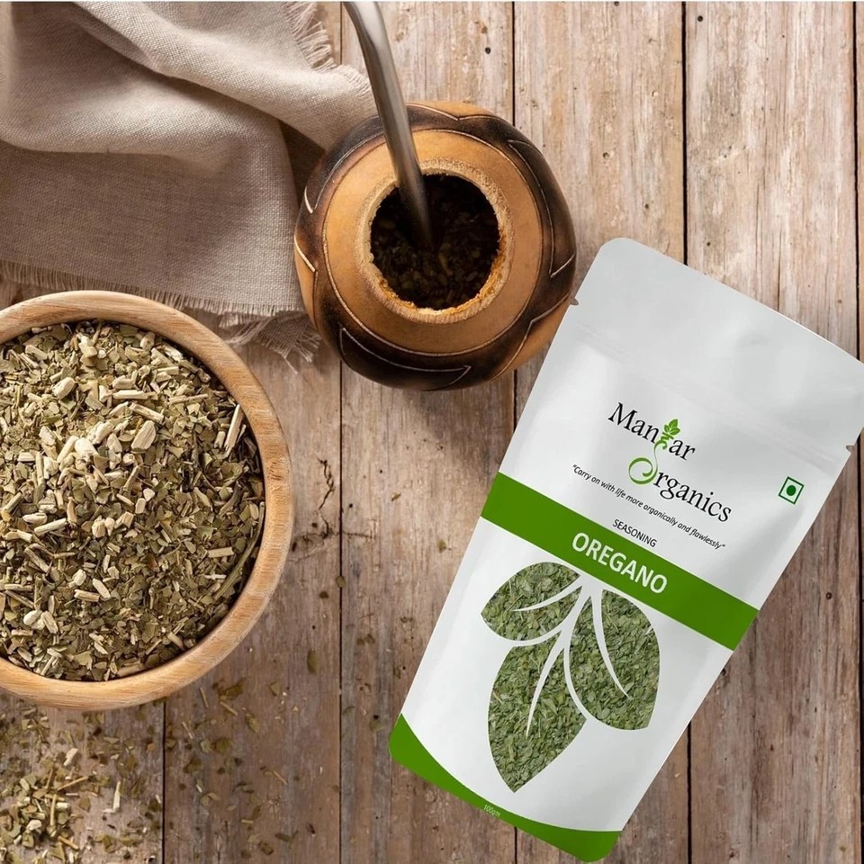 ManHar Organics Oregano Flakes 100gm e172