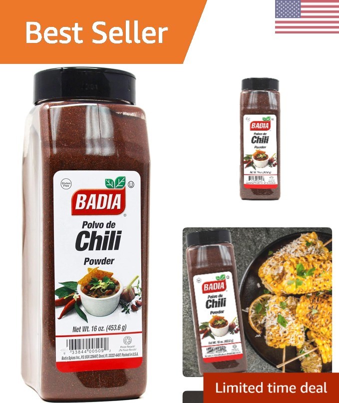 Gourmet Chili Powder 16 oz – Essential Spice for Tacos, Soups & Grilled Meats