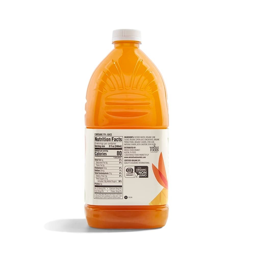 Organic Mango Lemonade, 64 Fl Oz