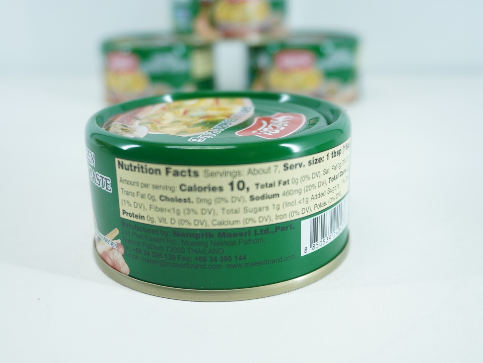 MAESRI THAI GREEN CURRY PASTE 4 OUNCE (PACK OF 4) *FREE SHIPPING*