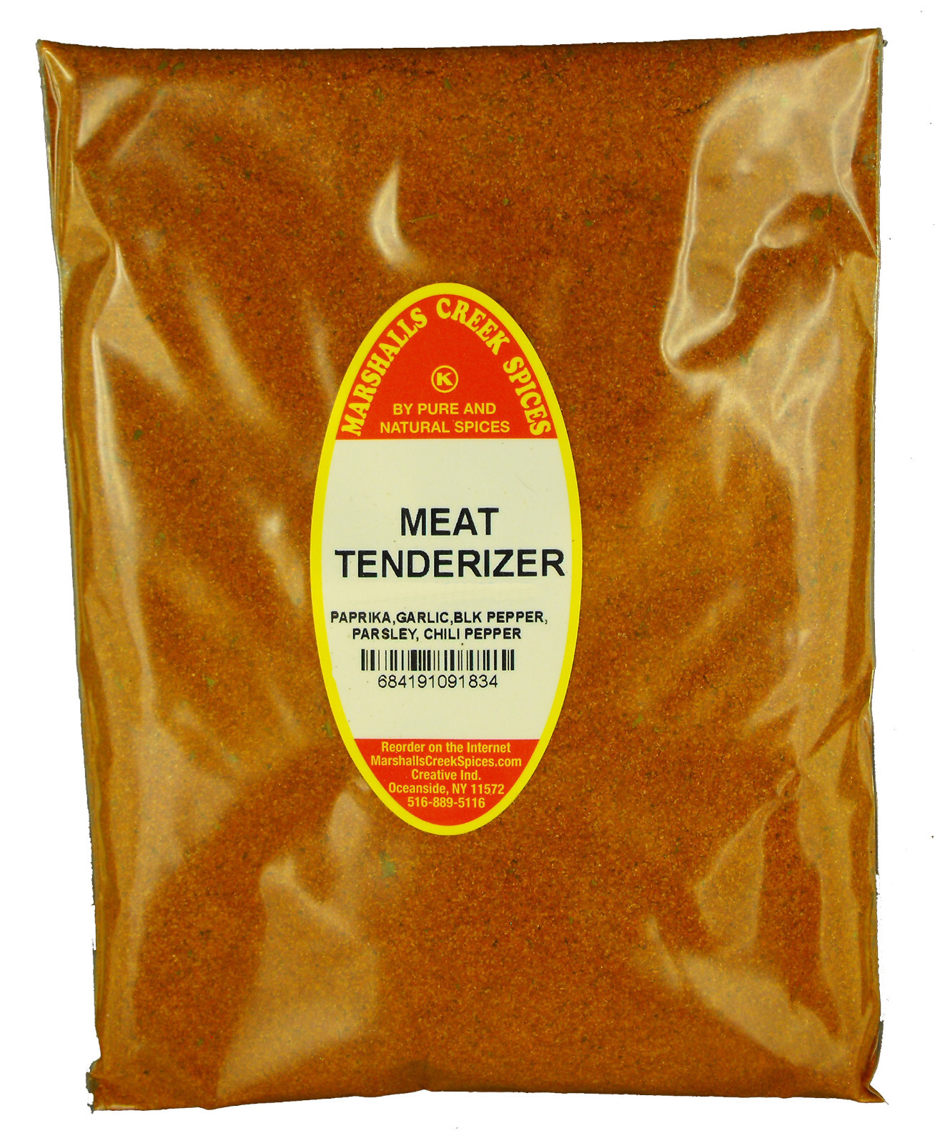 Marshalls Creek Spices (3 pack) SEASONED MEAT TENDERIZER NO SALT REFILL Ⓚ