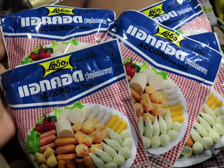 6 X 100G. AUTHENTIC LOBO Thai Accord Powder Meatballs Sausage Maker Pantry