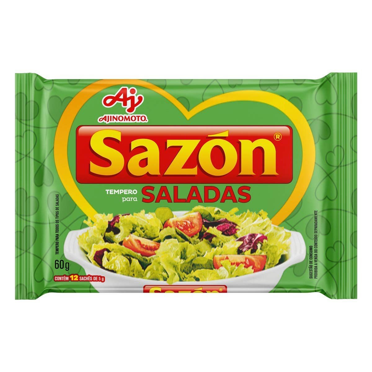 Ajinomoto Sazón Salad Seasoning 12/5g Sachets – Tempero para Saladas