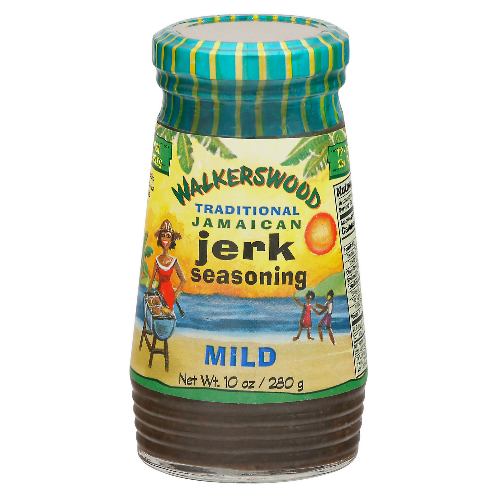 Walker Woods Jerk Seasoning Mild 10 oz (Pack of 12)