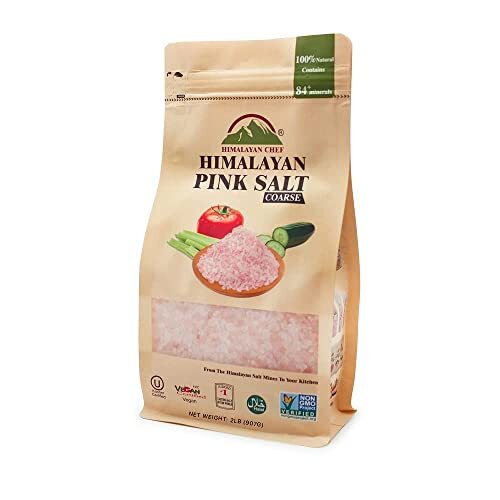 Pink Himalayan Salt Coarse Grain Refill Grinders – 2 lbs 2 Pound Bag