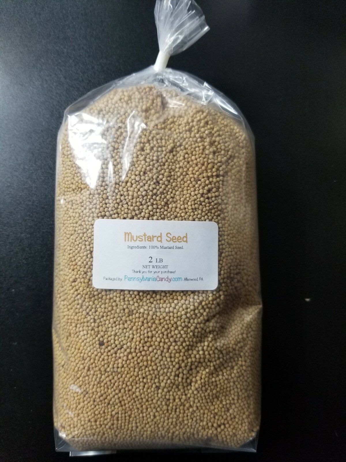 Bulk 2 lb Yellow MUSTARD SEED – North American #1 Spice – Seeds w/ No Additives