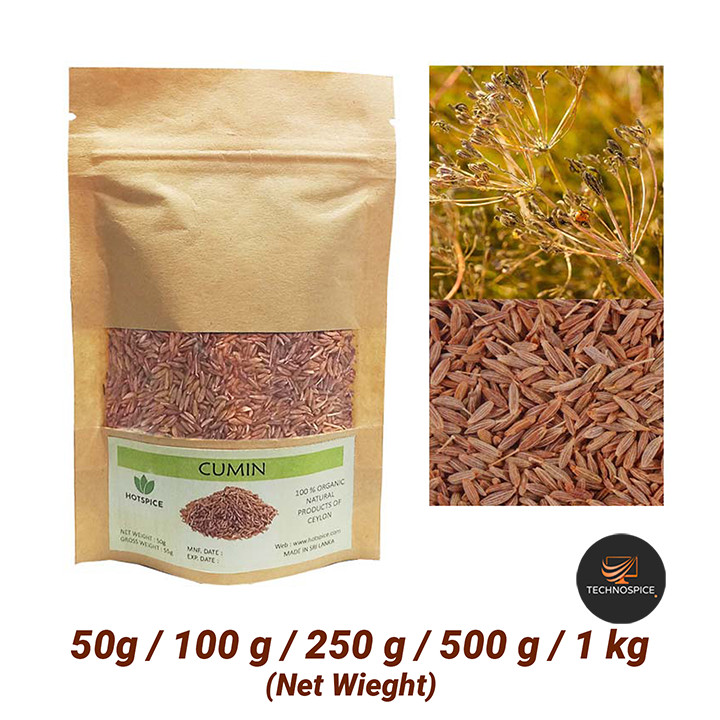 Pure Cumin, jeera Seeds Organic Premium Quality Grade A 100% Ceylon