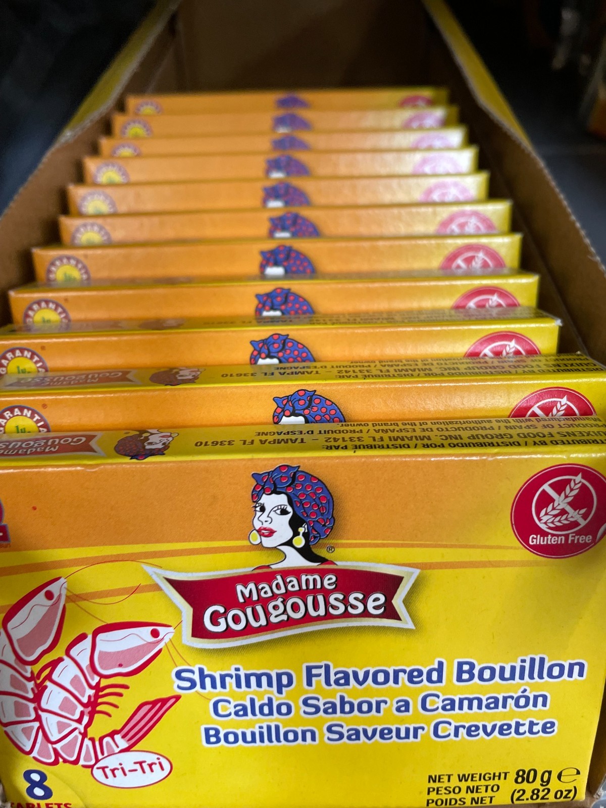 12 Pack Madame Gougousse Goat Bouillon Cubes – 8 Cubes per Pack (2.82 oz Each)