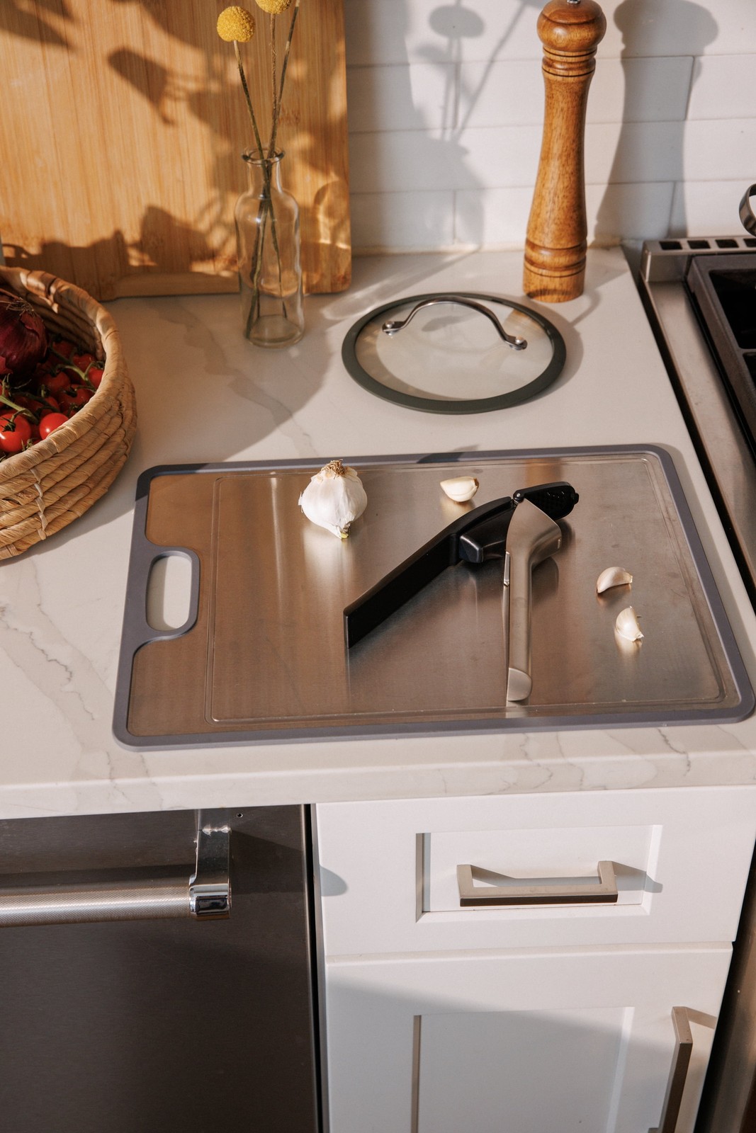 Thyme & Table Stainless-Steel Cutting Board