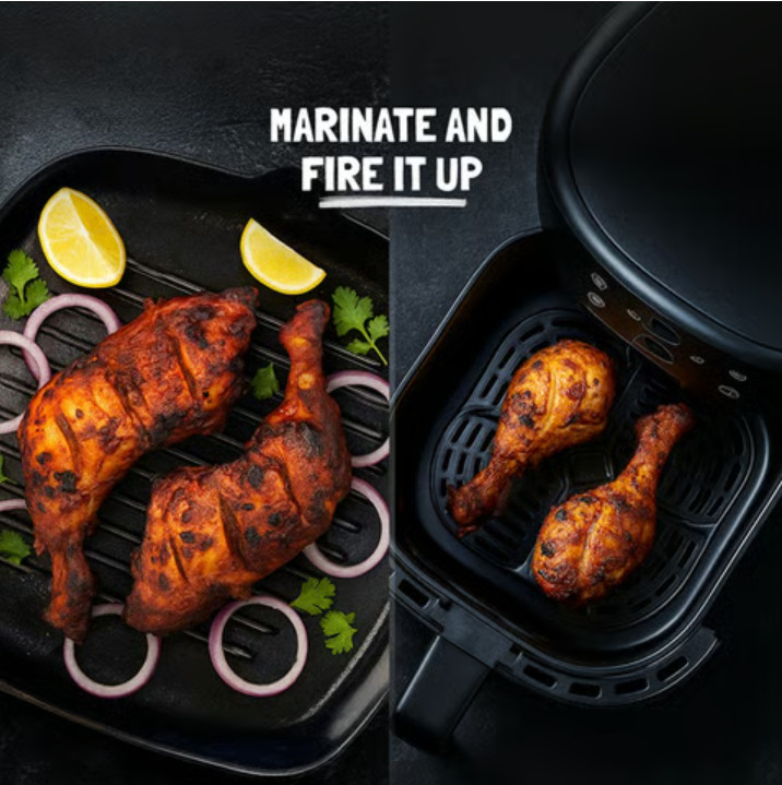KILRR Tandoori Blast Chicken Masala Pack of 3 | Easy Tandoori Marinade 60g