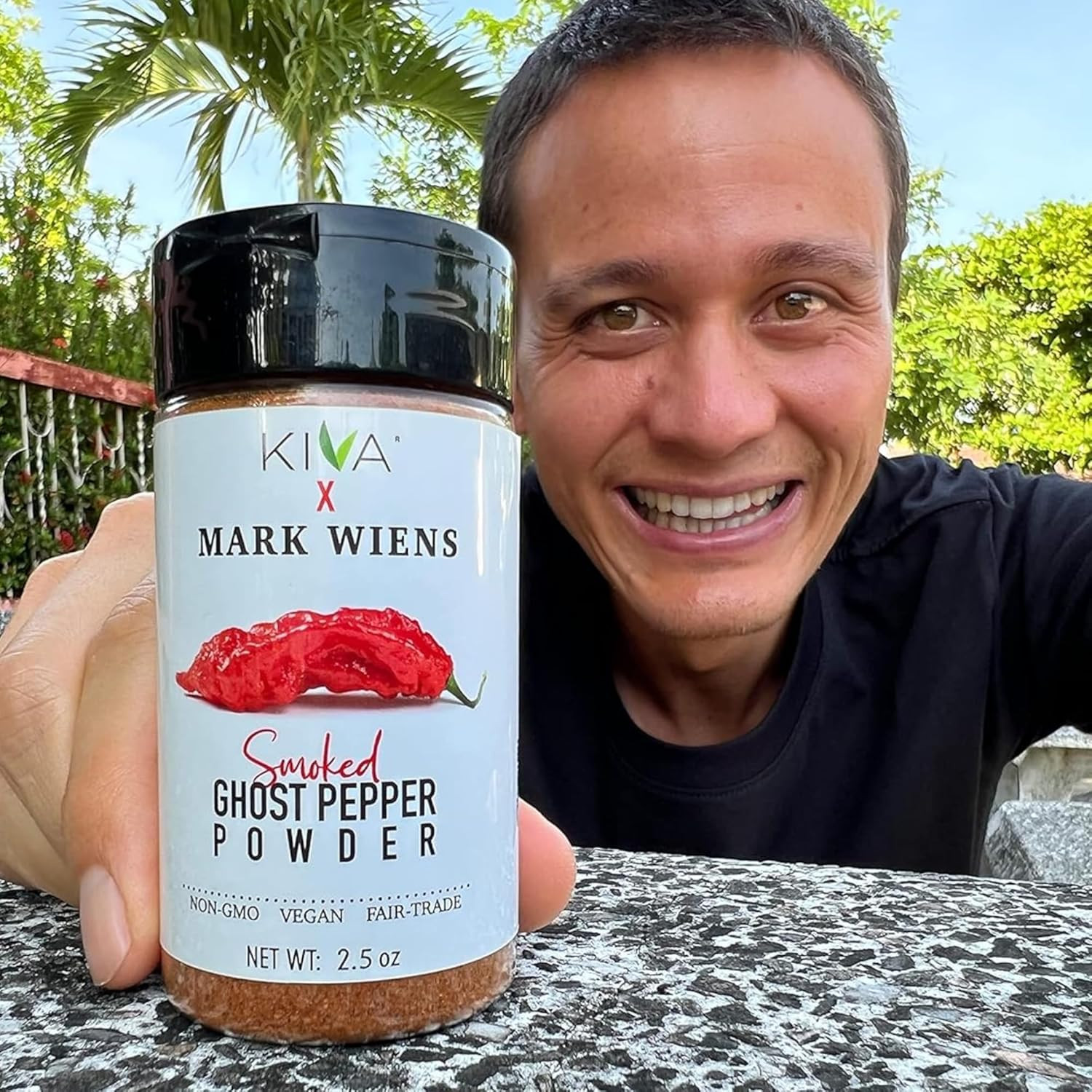 Kiva x MARK WIENS – Smoked Ghost Chili Pepper Powder (Bhut Jolokia) – Non GMO, V