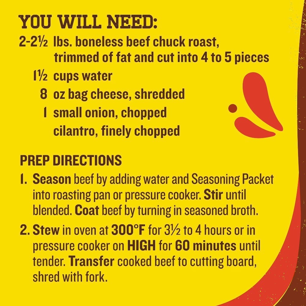 Old El Paso Birria Taco Kit with Seasoning, Sauce and Soft Tortillas, 12.1 oz
