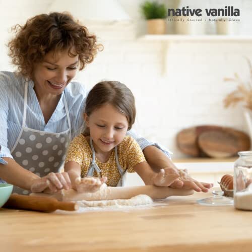 Natural Vanilla Bean Paste Flavor for Baking Dessert Making, 4oz 2 Pack
