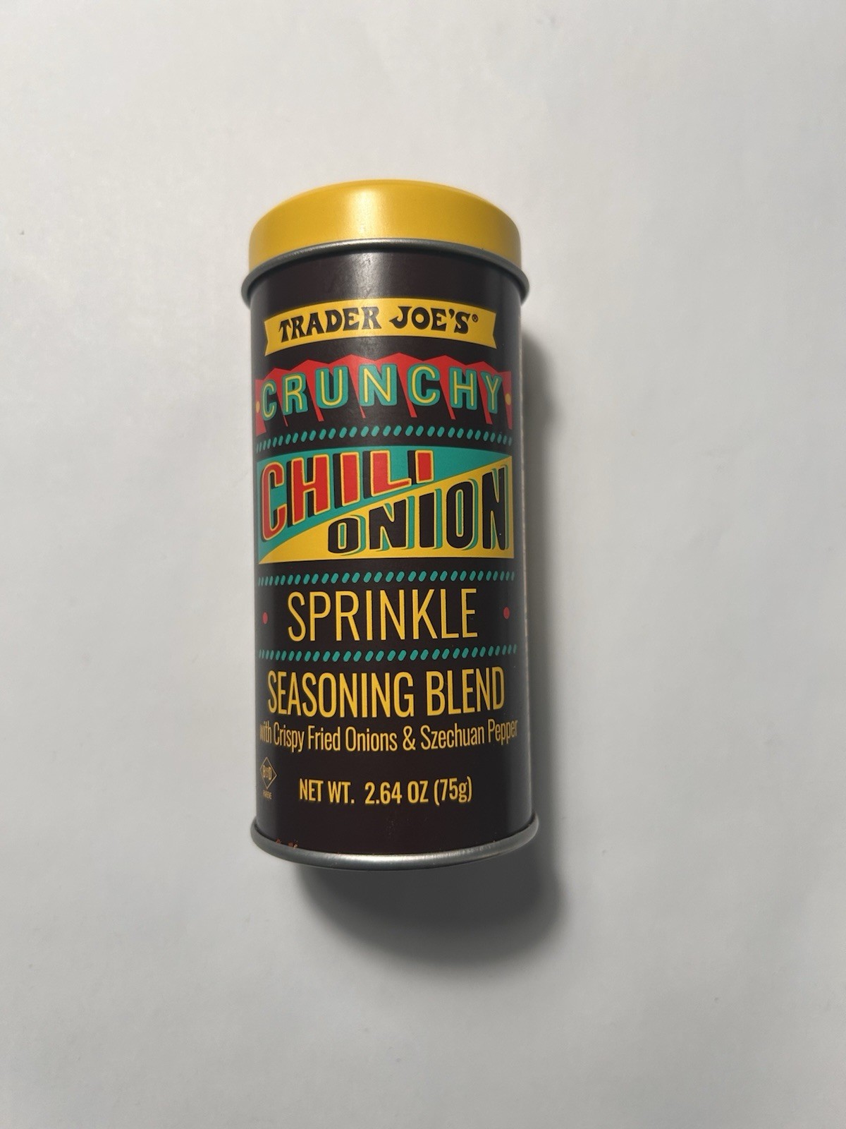 Trader Joe’s Crunchy Chili Onion Sprinkle Seasoning Blend Szechuan Pepper 2.64oz