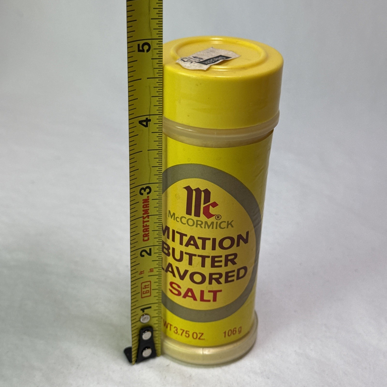 mccormick Imitation Butter Flavored Salt 1981 Vintage Kitchen Decor Movie Props