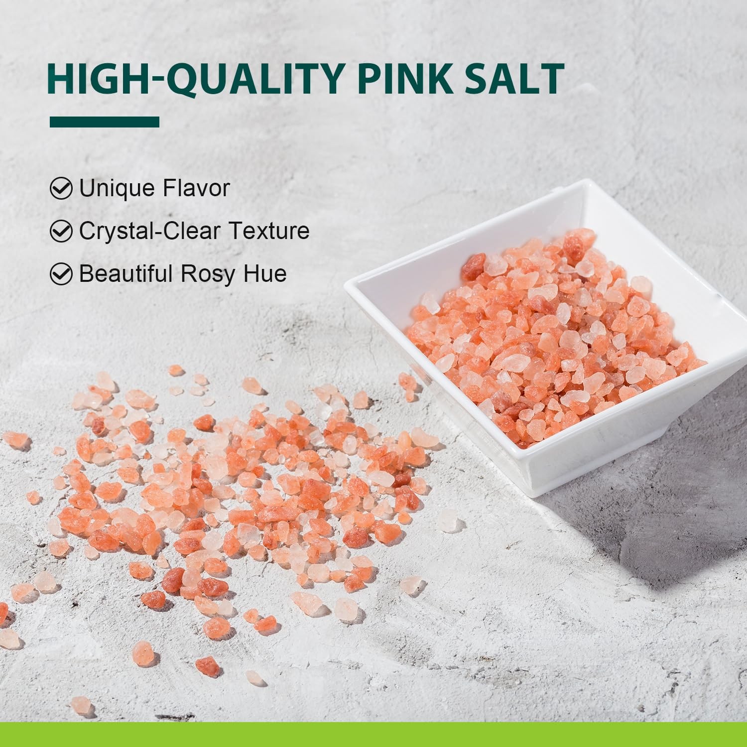 Pink Himalayan Salt Coarse Grain 16oz Natural Sea Salt for Grinder Refill