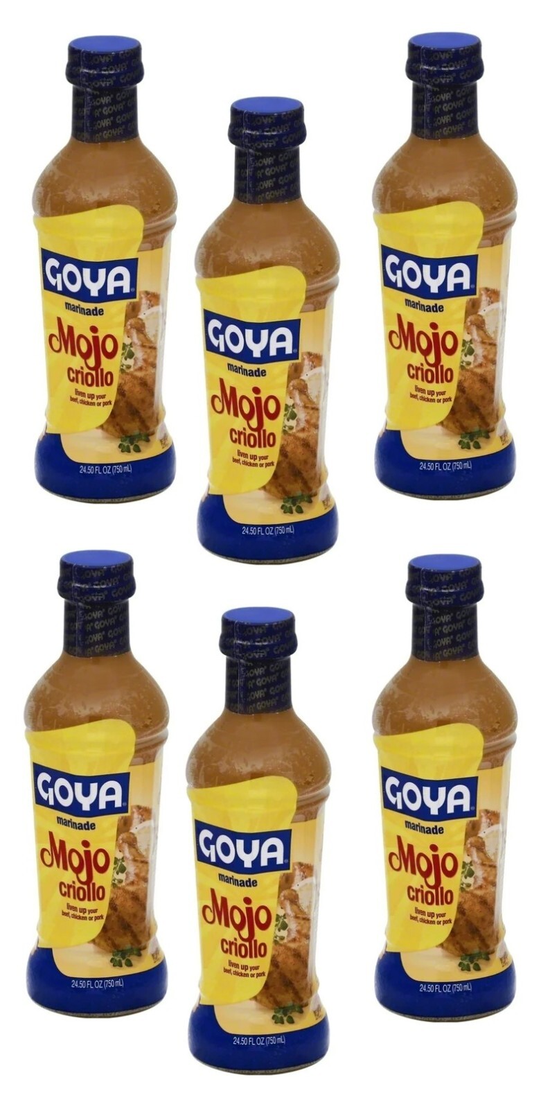 Goya Mojo Criollo Marinade Size 24 oz – 6 Pack | tangy blend of orange and lemon