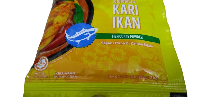 ADABI Fish Curry Powder Kari Ikan 24g x 4packs – Free Shipping