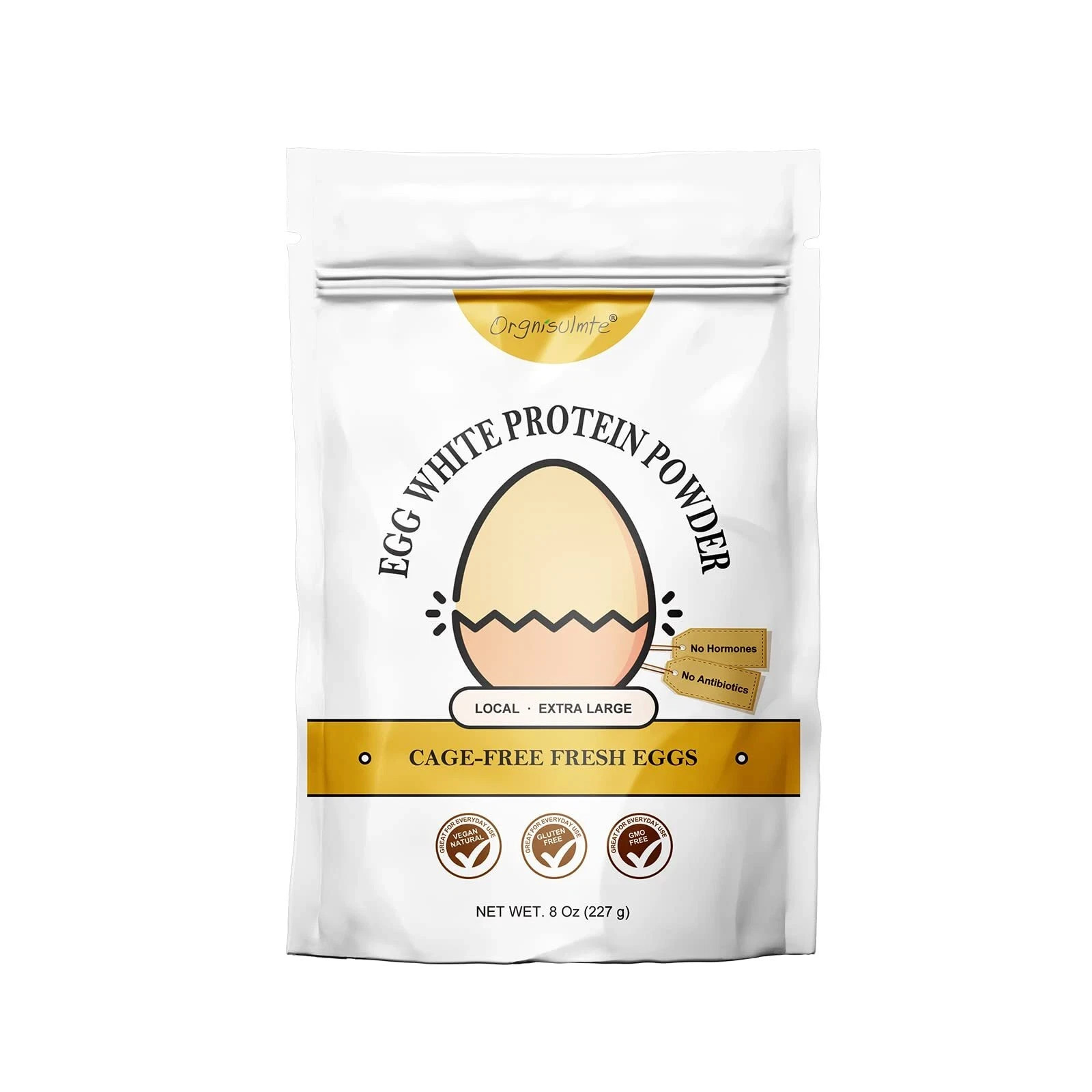Orgnisulmte Egg White Protein Powder 8 Oz Pasteurized Dried Egg Whites Protei…