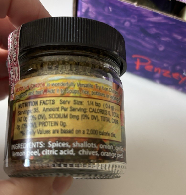 Penzeys Spices Peace Mini Gift Box Set + “Embrace Hope” Magnet