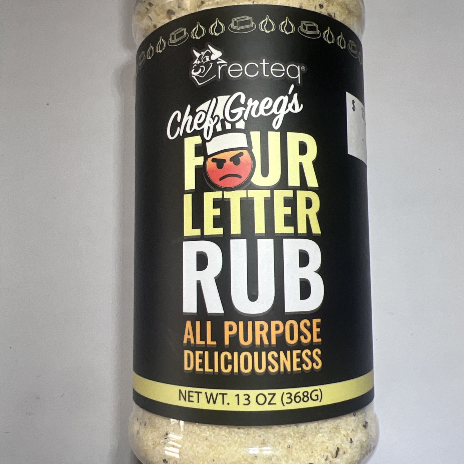 Recteq Chef Gregs Four Letter Rub Seasoning Gluten Free exp4-2027 meat RUB spice