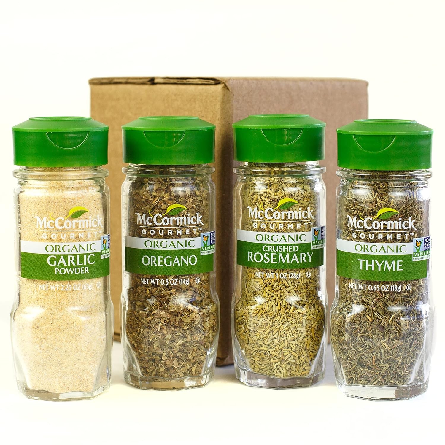 McCormick Gourmet Organic Herbs (Oregano, Garlic Powder, Thyme & Rosemary)