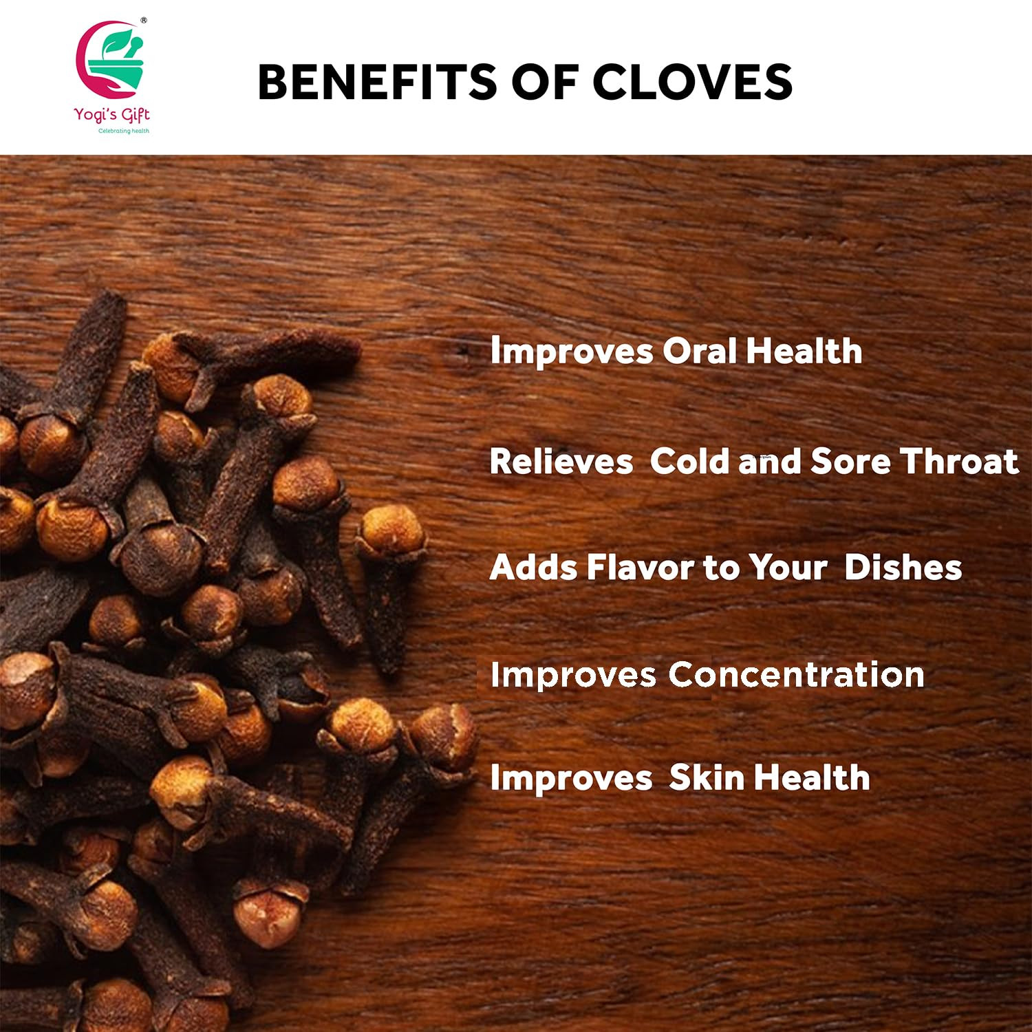Yogi’S Gift Cloves Whole 1 Lb Bulk, Hand Picked Premium Quality Clove, Perfect f