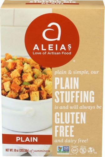 Aleias Stuffing Mix Plain Gluten-Free 10 Oz (Pack of 6)