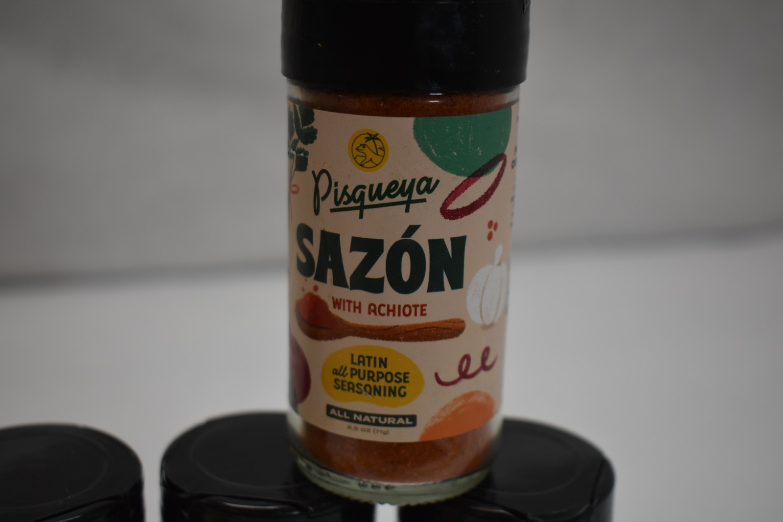 Pisqueya Latin All Purpose Seasoning All Natural 6 Pack Adobo & Sazon 2.5 oz