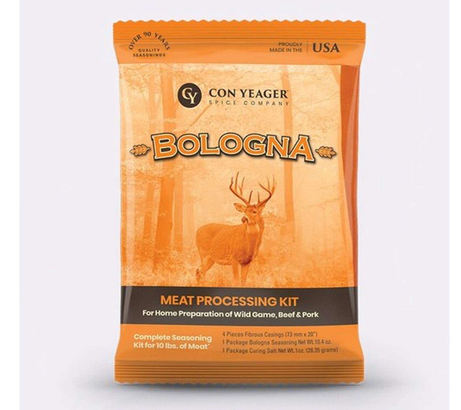 Con Yeager Spice Bologna 10 Pounds of Meat Processing Kit #40411 10 pound