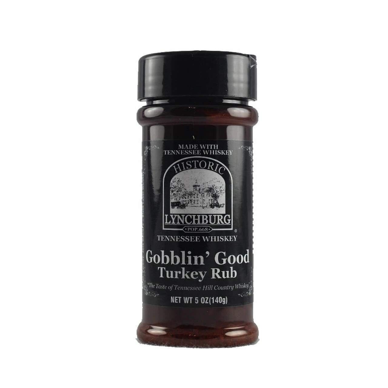 Lynchburg Tennessee Whiskey Turkey Rub – Gobblin Good Spice Blend 5 Oz Jar