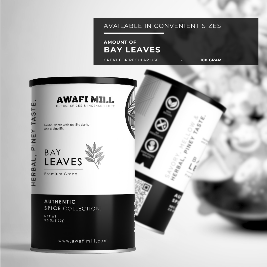 AWAFI MILL Dried Bay Leaf – Tej Patta – Akupatri – Cinnamomum Tamala – 100 g