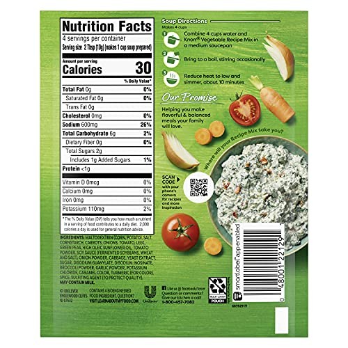 Knorr Soup Mix And Recipe Mix For Soups, Sauces And Simple Meals Veget