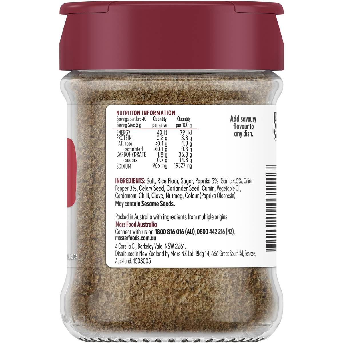 Masterfoods Seasoning All Purpose Blend 200g