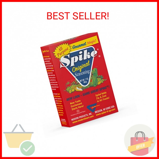 Spike Original All-Purpose Seasoning Salt, Herb, Veggie & Spice Blend – MSG-Free