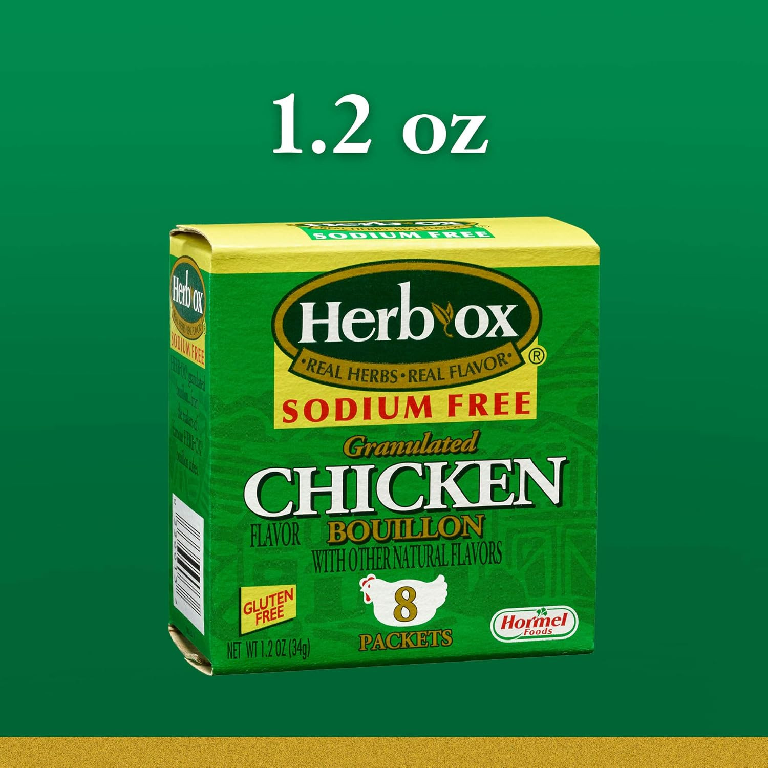 Herb-Ox Bouillon Packets Chicken Instant Broth & Seasoning 1.13 Oz Box