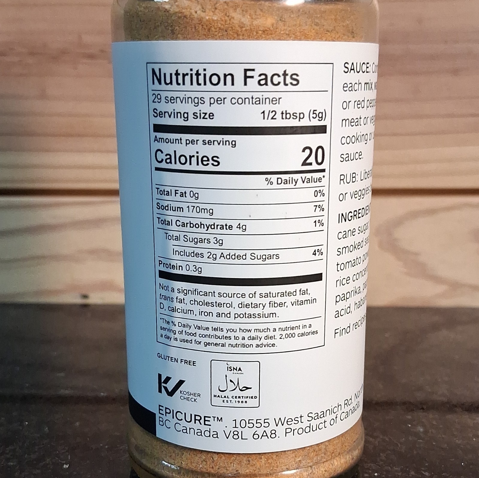 Epicure Mango Habanero Sauce Mix 5.1 oz (145 g) Gluten Free Kosher Halal Pantry