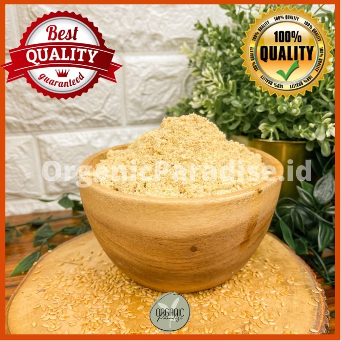 Ground Golden Flaxseed 100g Seed Powder For Baking And Smoothie Mixes